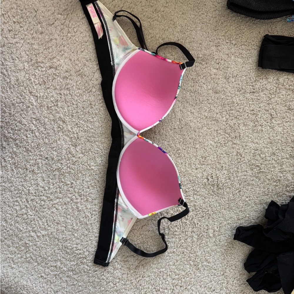Victoria's Secret Pink and Black Lingerie